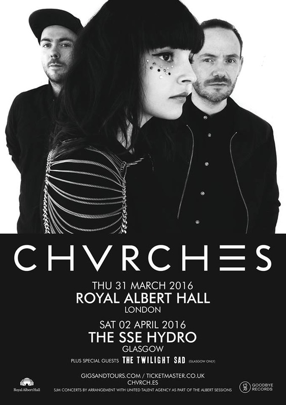 CHVRCHES Announce Two Massive UK Shows for 2016