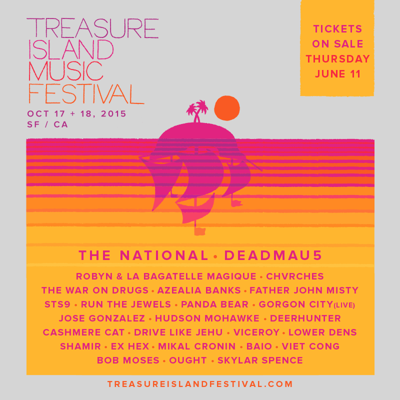 CHVRCHES Are Headed to Treasure Island Music Festival this October 2015