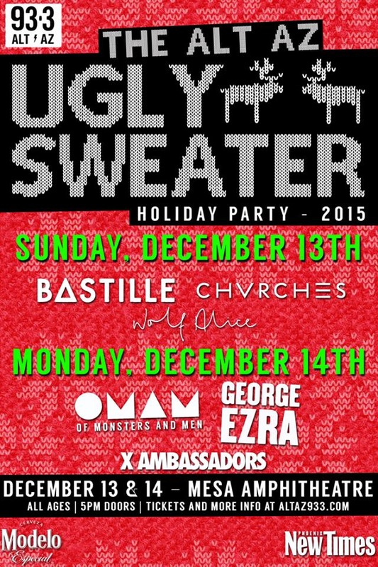 CHVRCHES to Play the ALT AZ Ugly Sweater Holiday Party Next Month