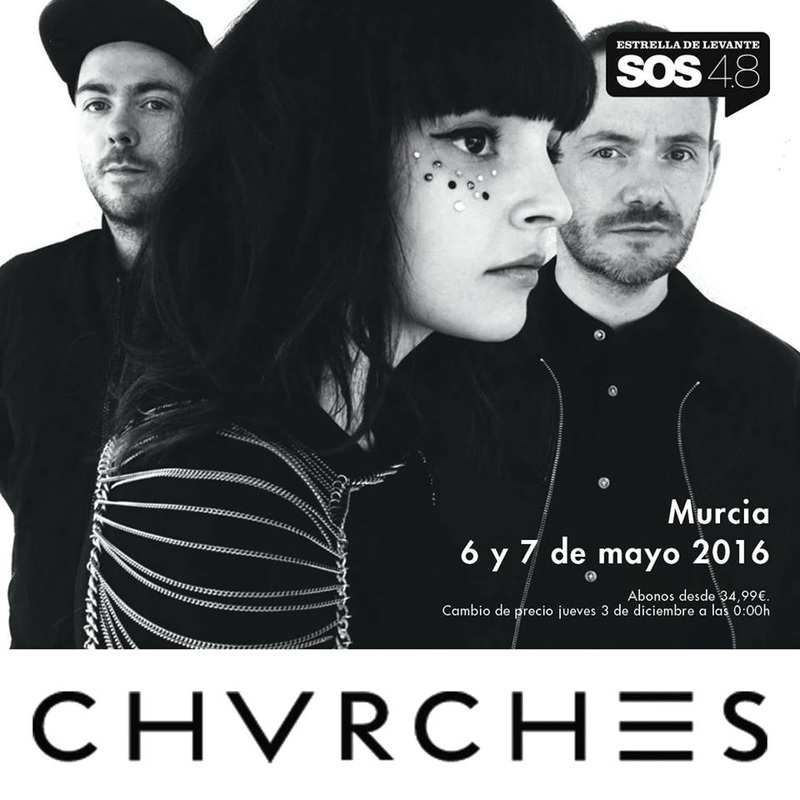 CHVRCHES Are Headed to Spain for Festival SOS 4.8