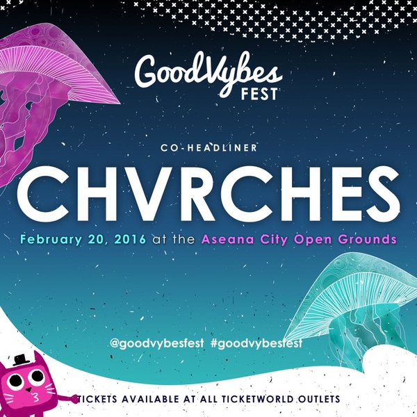 CHVRCHES Return to the Philippines for GoodVybes Festival in February