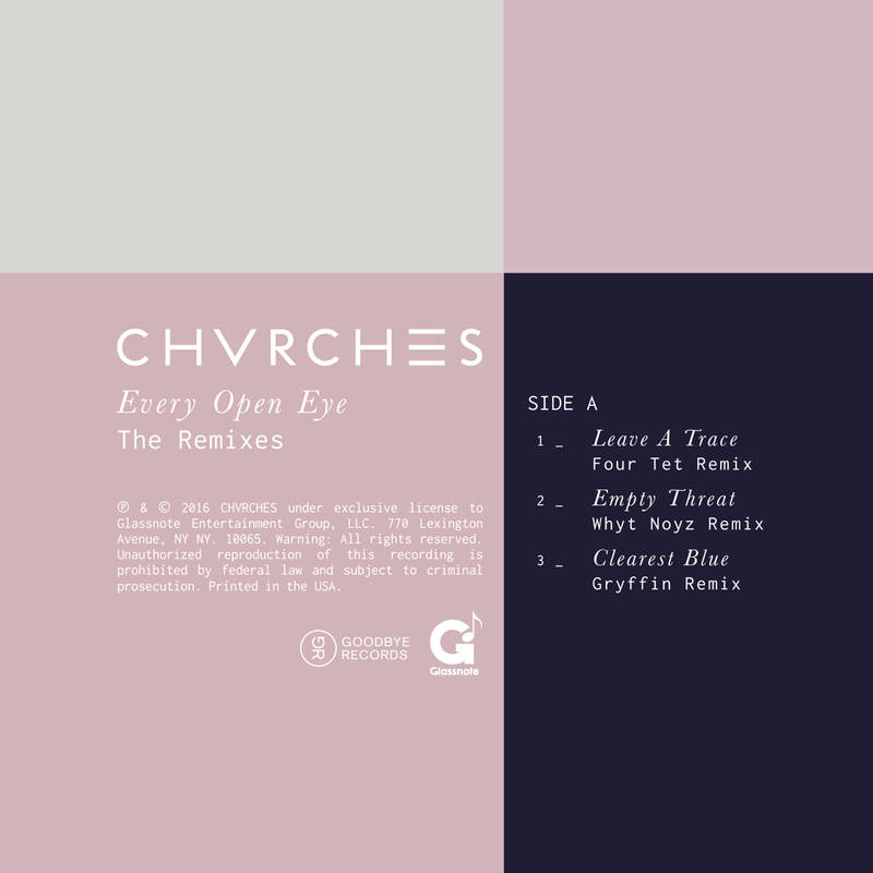 CHVRCHES’ Every Open Eye Remix EP Available this Saturday for Record Store Day 2016