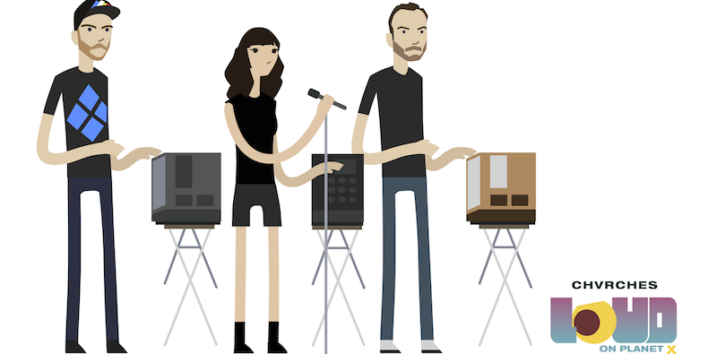 CHVRCHES Featured in the Video Game LOUD on Planet X