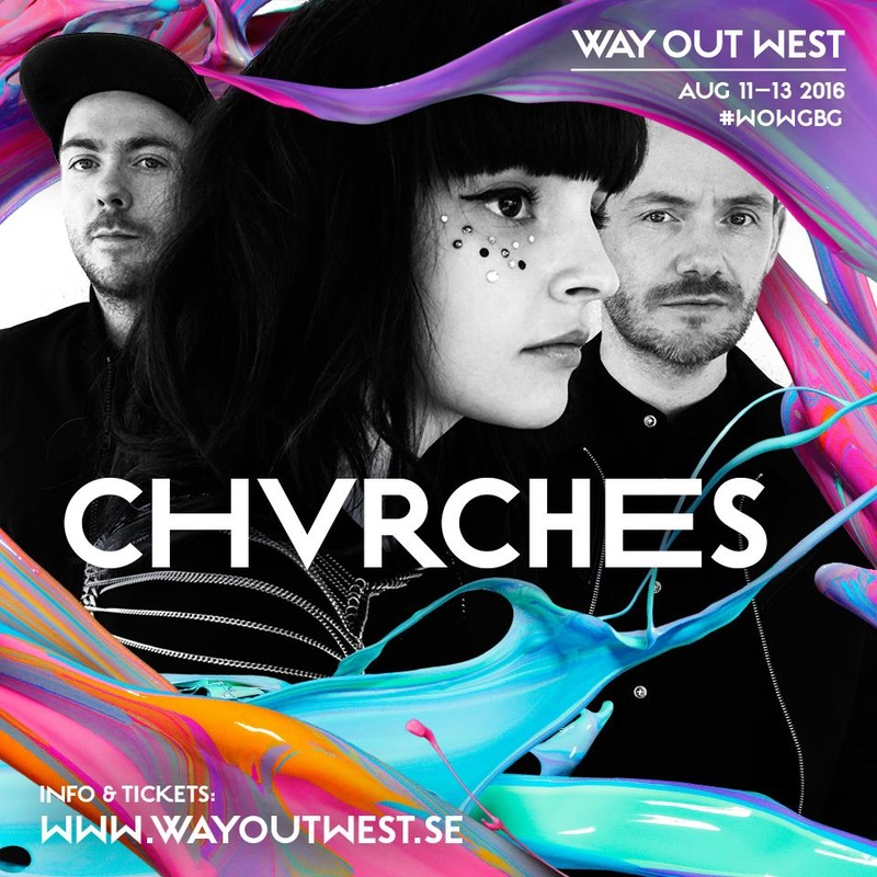 CHVRCHES Will Perform at Way Out West Next August