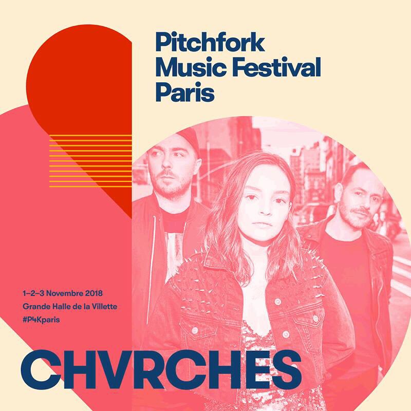 CHVRCHES Have Been Added to the Pitchfork Paris Lineup