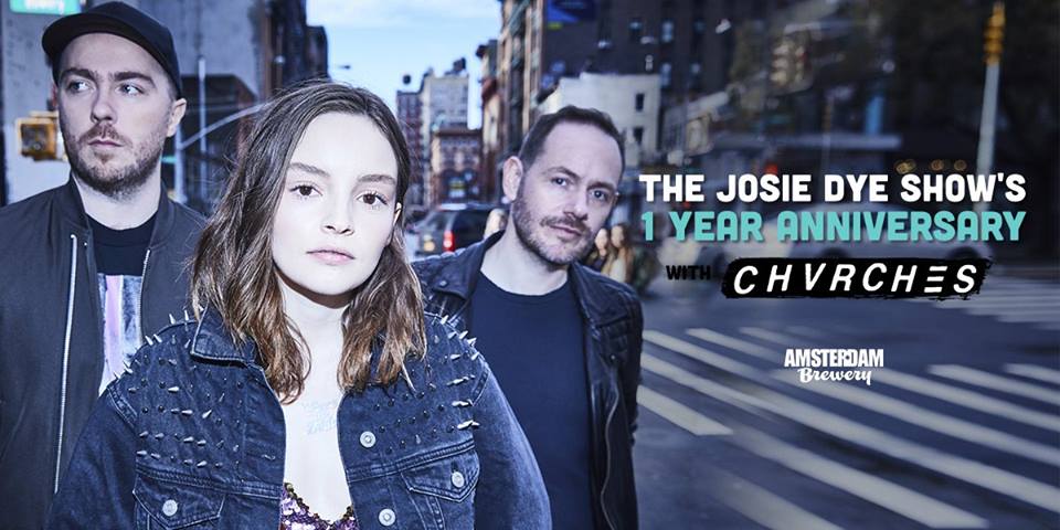 CHVRCHES to Play the Josie Dye Anniversary Show in Toronto this May