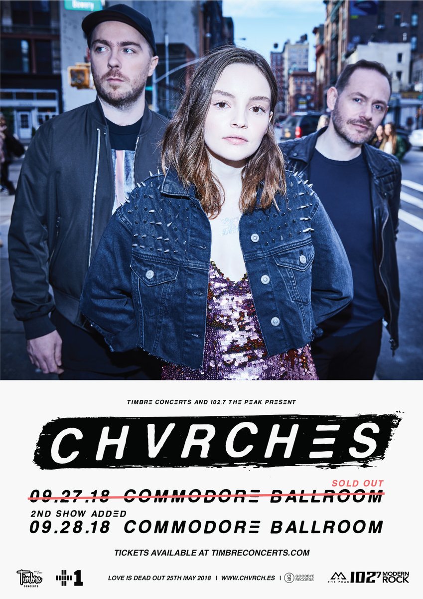 CHVRCHES Add a Second Show in Vancouver this September