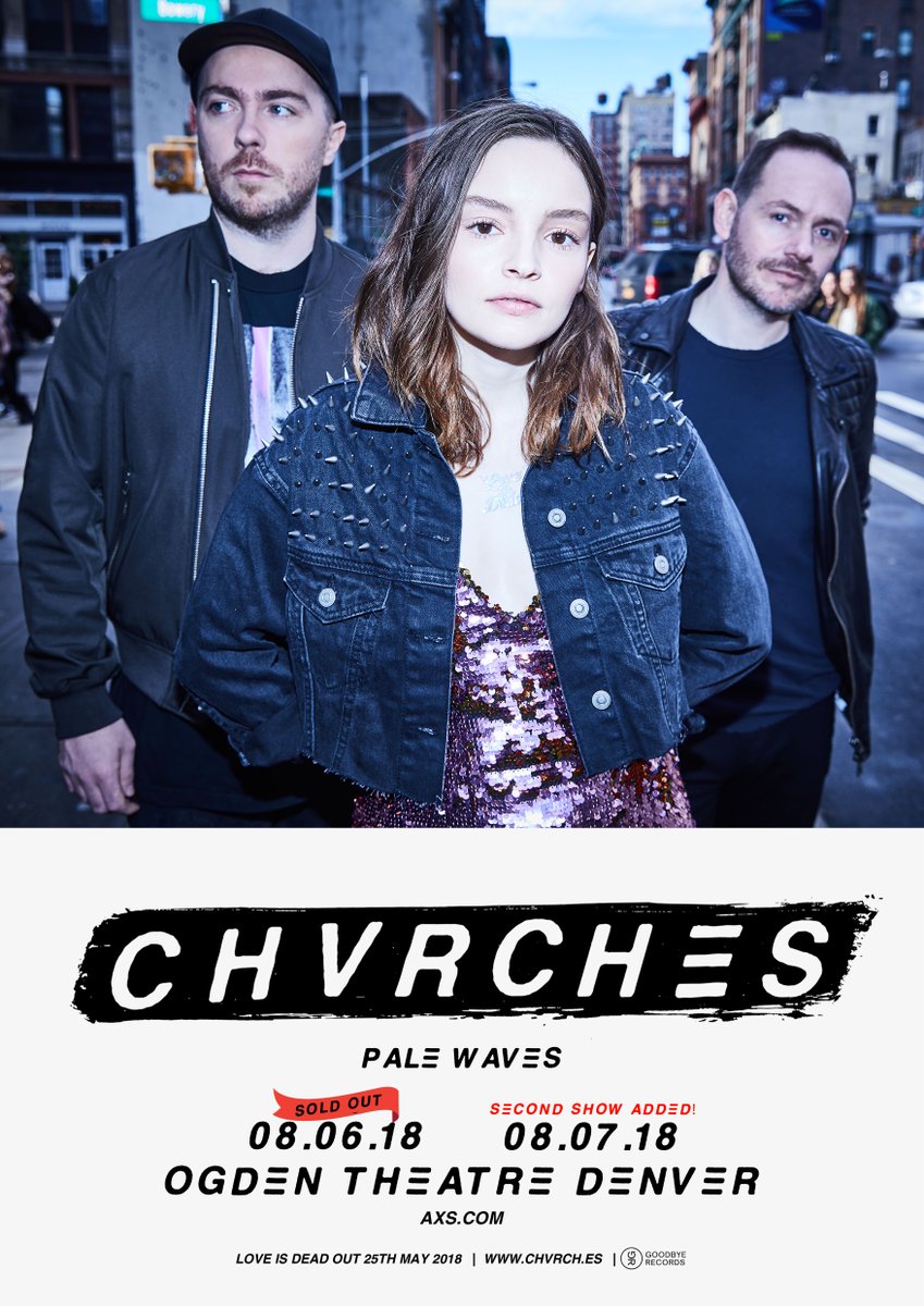 CHVRCHES Add a Second Show in Denver this August