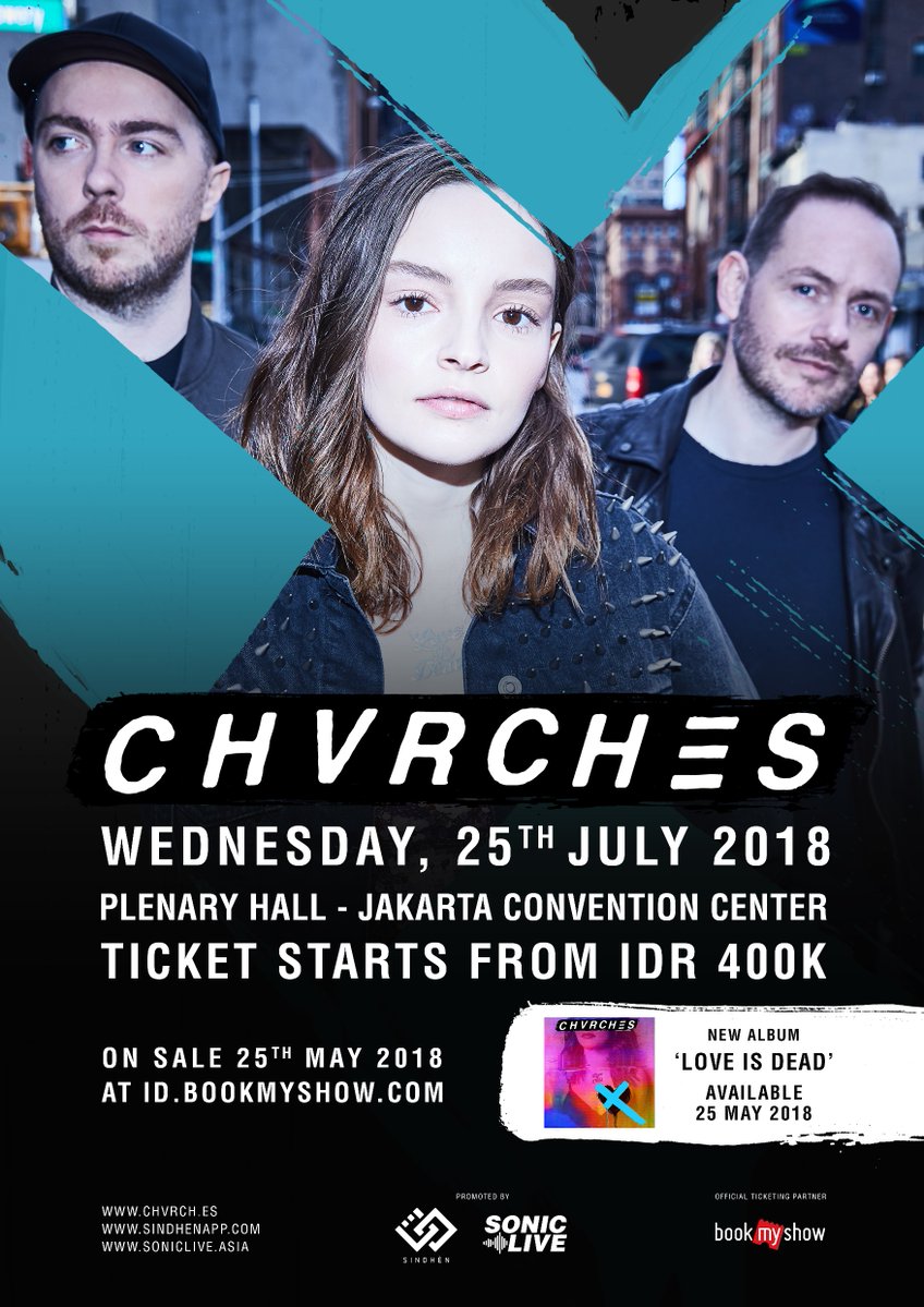 CHVRCHES Are Playing in Indonesia For the First Time This July