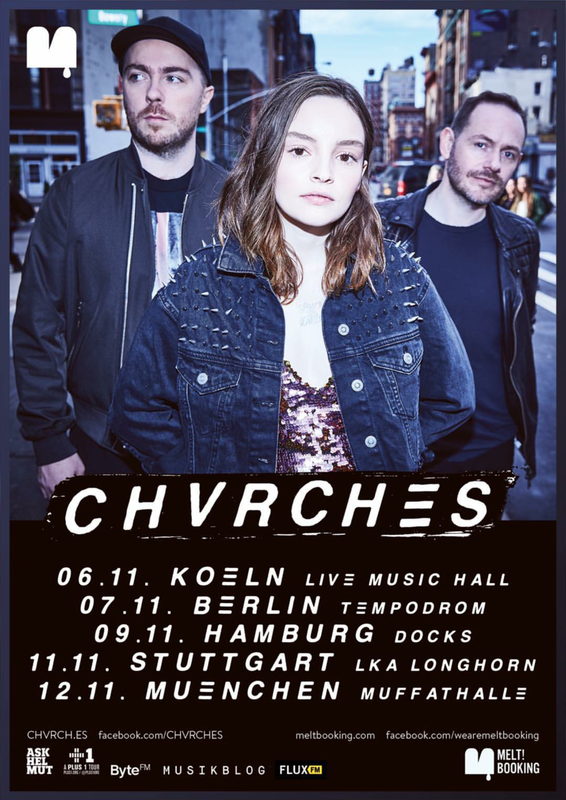 CHVRCHES Add New Shows in Germany This November