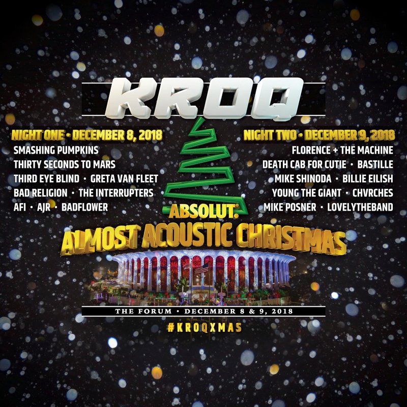CHVRCHES Are Playing KROQ’s Almost Acoustic Christmas in Inglewood