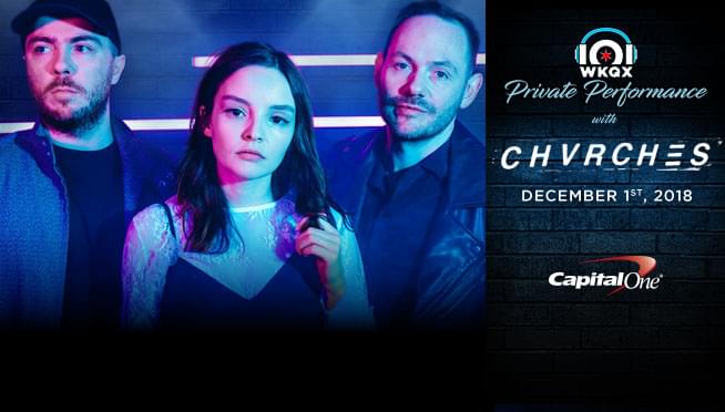 Win Passes to See CHVRCHES’ Private Performance in Chicago Hosted by 101.1 WKQX