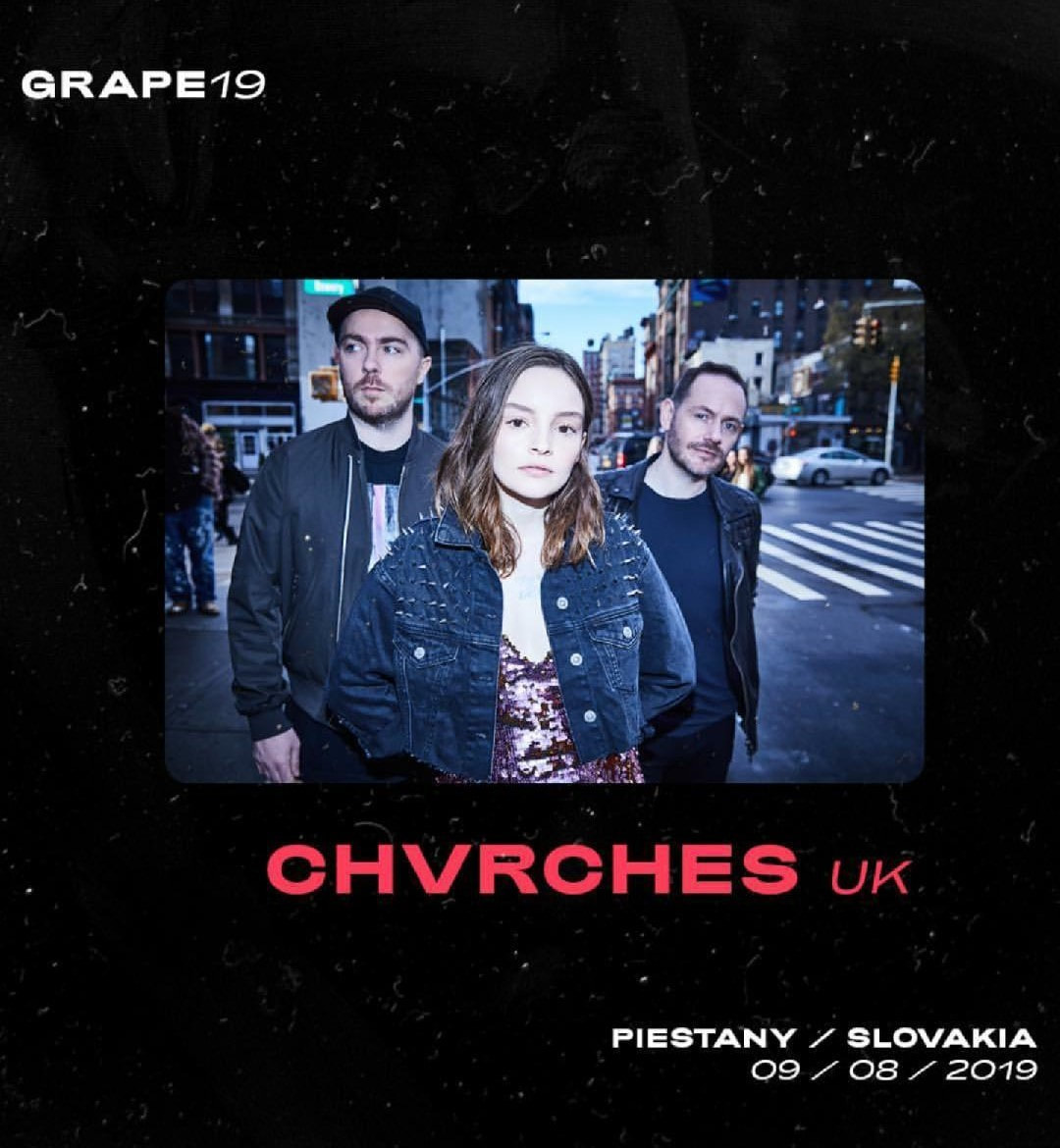 CHVRCHES Are Headed to Slovakia for Grape Festival Next Year