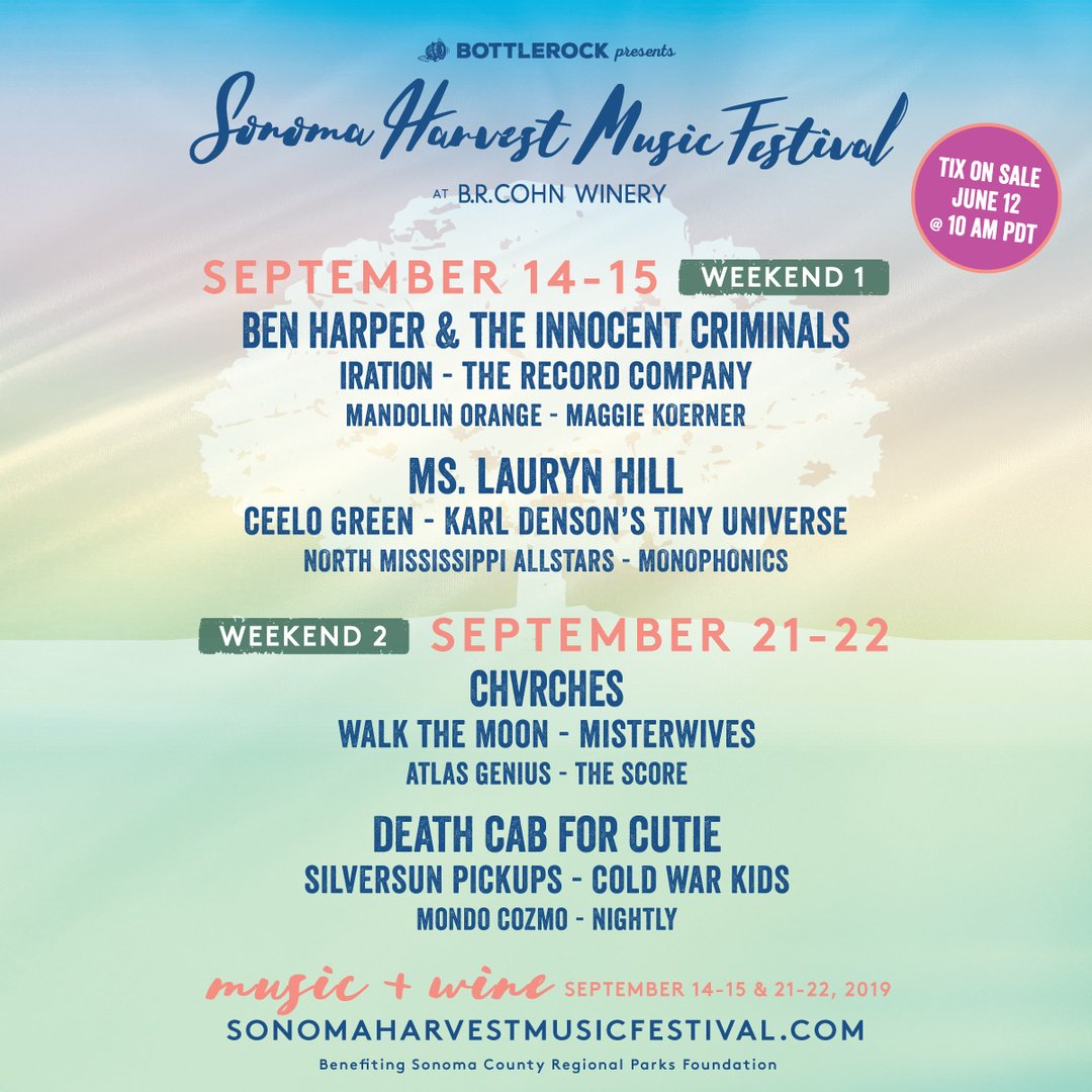 CHVRCHES Will be Headlining Sonoma Harvest Music Festival this September