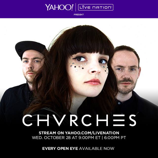 CHVRCHES Live Stream Tomorrow from The Fillmore Charlotte