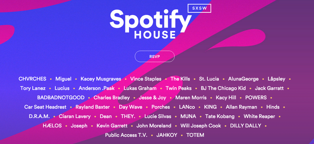CHVRCHES Headline the Spotify House at SXSW on March 17th