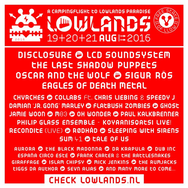 CHVRCHES Will Perform at Lowlands Festival this August