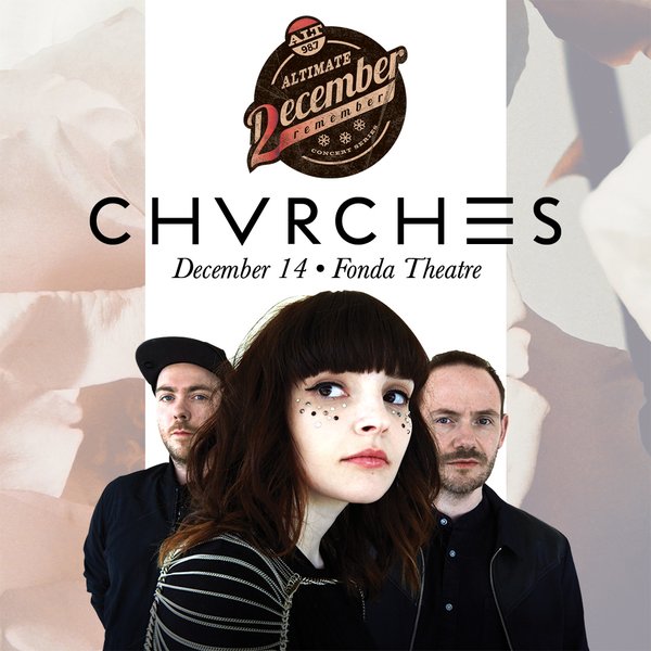 CHVRCHES to Play Inaugural ALTimate December 2 Remember Concert Series
