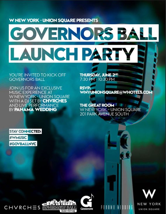 CHVRCHES to DJ Governors Ball Launch Party Tonight