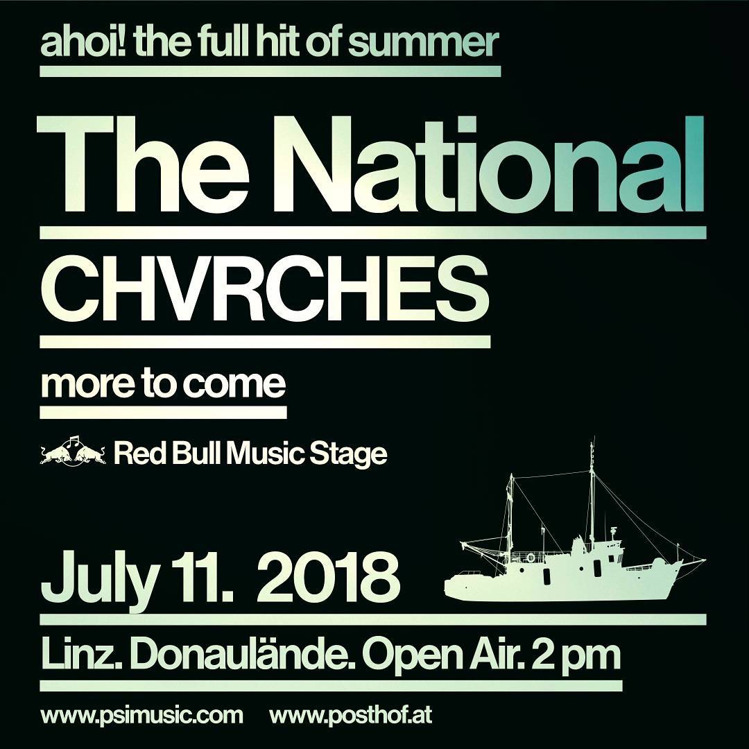Ahoi! The Full Hit of Summer with The National & CHVRCHES