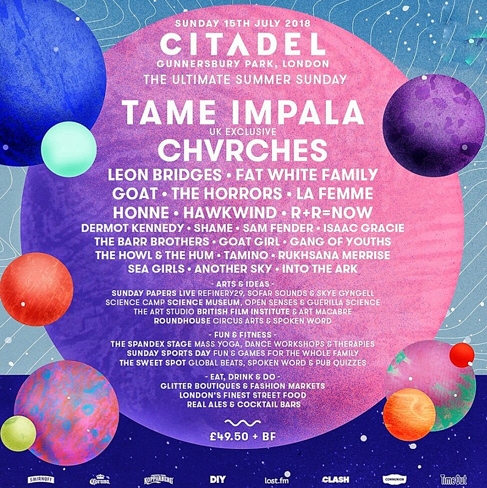 CHVRCHES Announced for Citadel Festival this July
