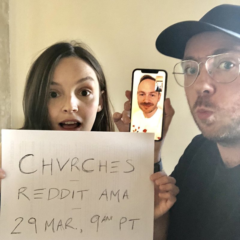CHVRCHES Hosted an Ask Me Anything Session on Reddit Today