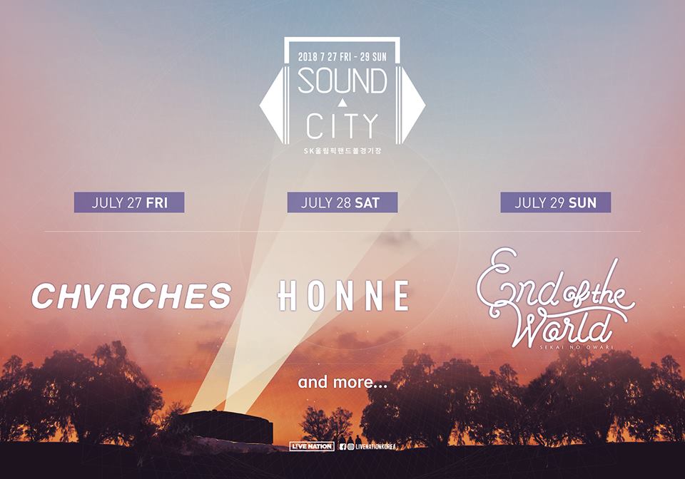 CHVRCHES Return to South Korea for Sound City This July