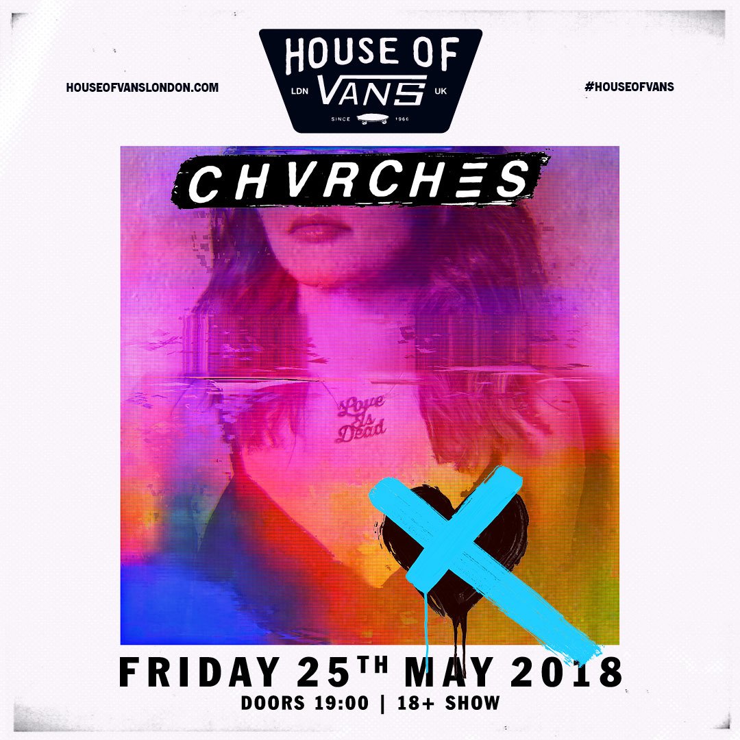 CHVRCHES Announce Intimate Album Release Show at House of Vans London