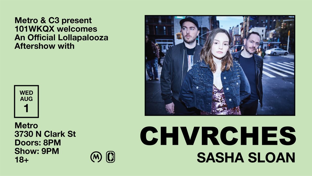 CHVRCHES Delight Fans in Chicago With A Lollapalooza After Show