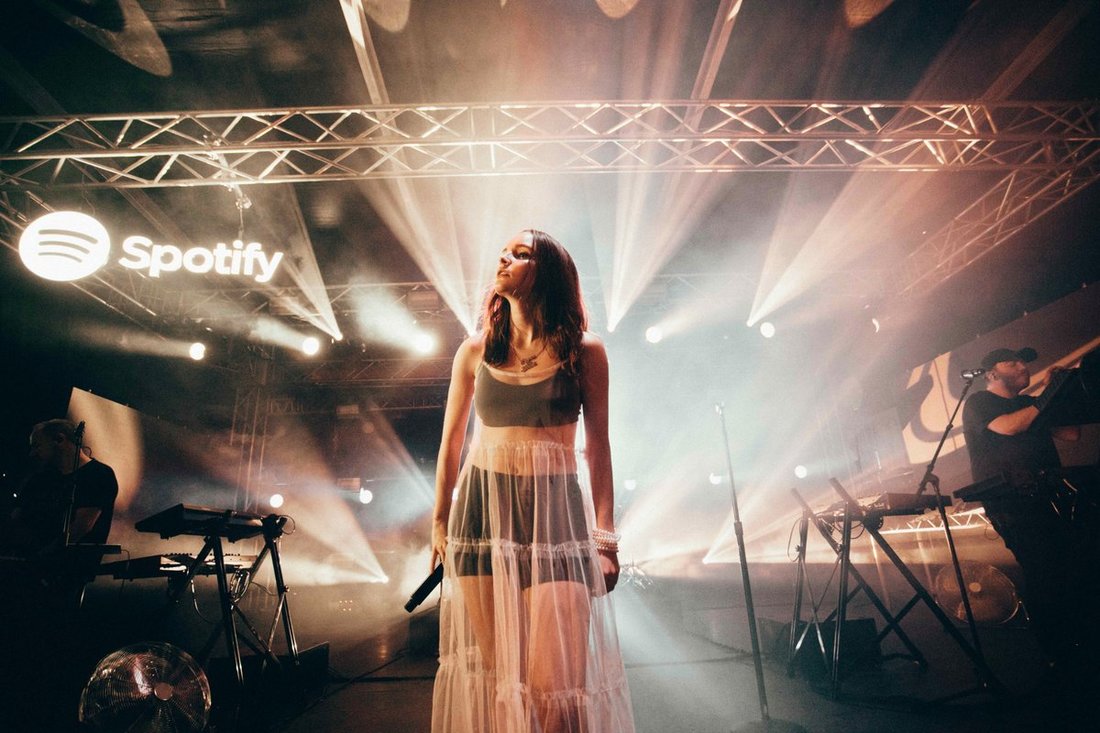 CHVRCHES Play Private Show for Spotify in Cannes