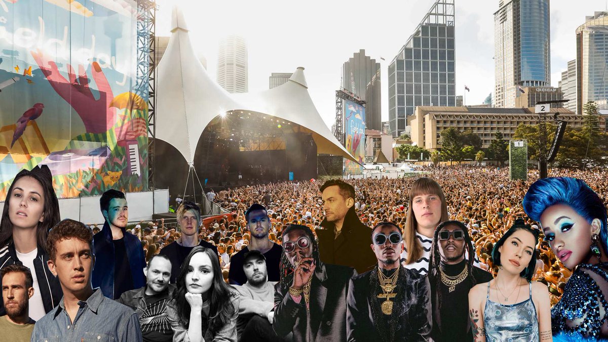 CHVRCHES Kick Off 2019 at Field Day in Sydney