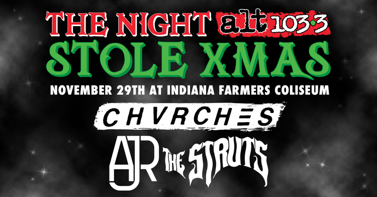 CHVRCHES Are Playing The Night ALT 103.3 Stole XMAS