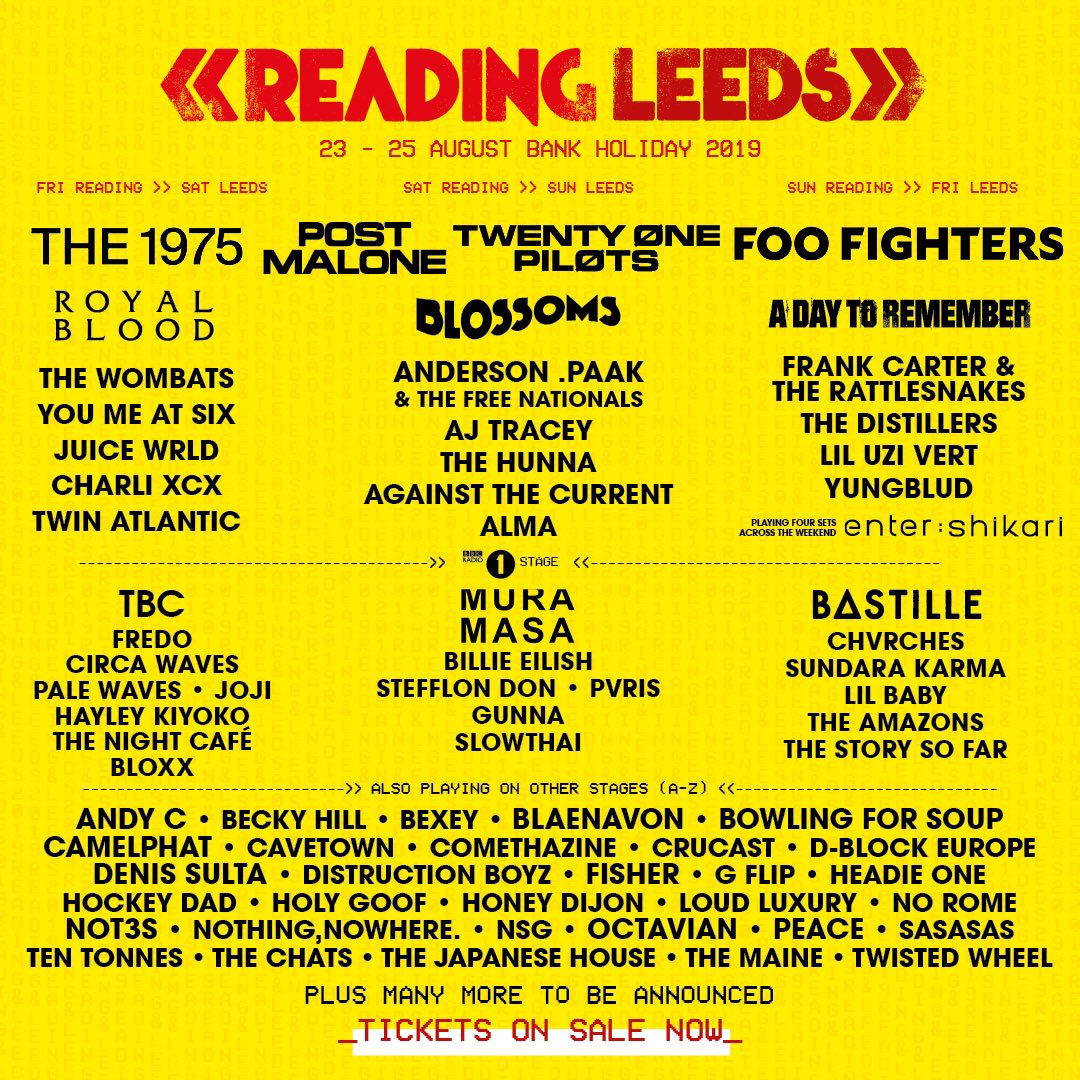 CHVRCHES Have Been Added to Reading & Leeds Festival 2019