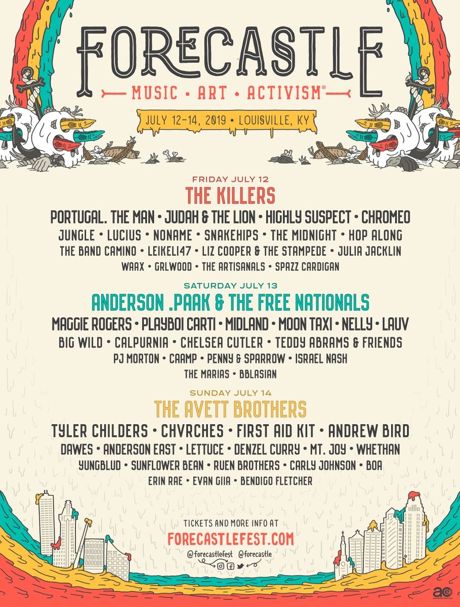 CHVRCHES Are Playing Forecastle Festival this July