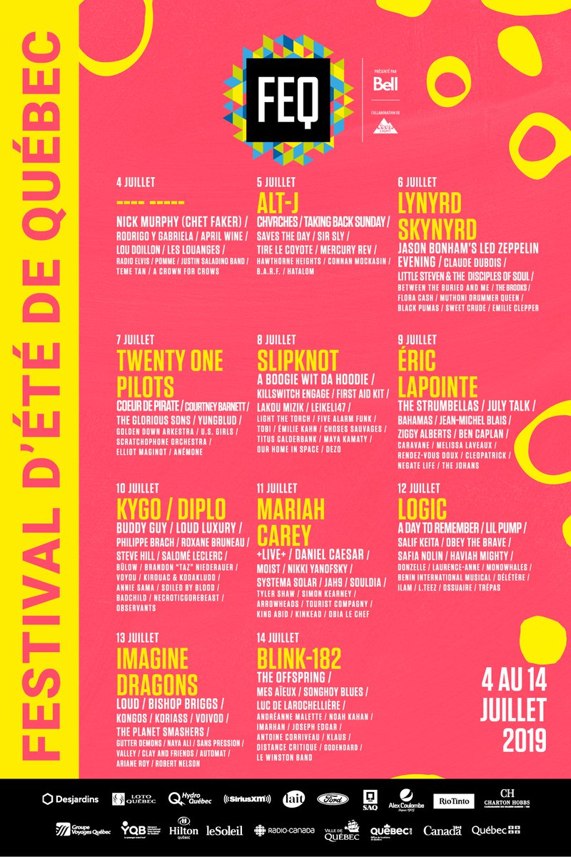 CHVRCHES Will be Playing Festival d'été de Québec this July