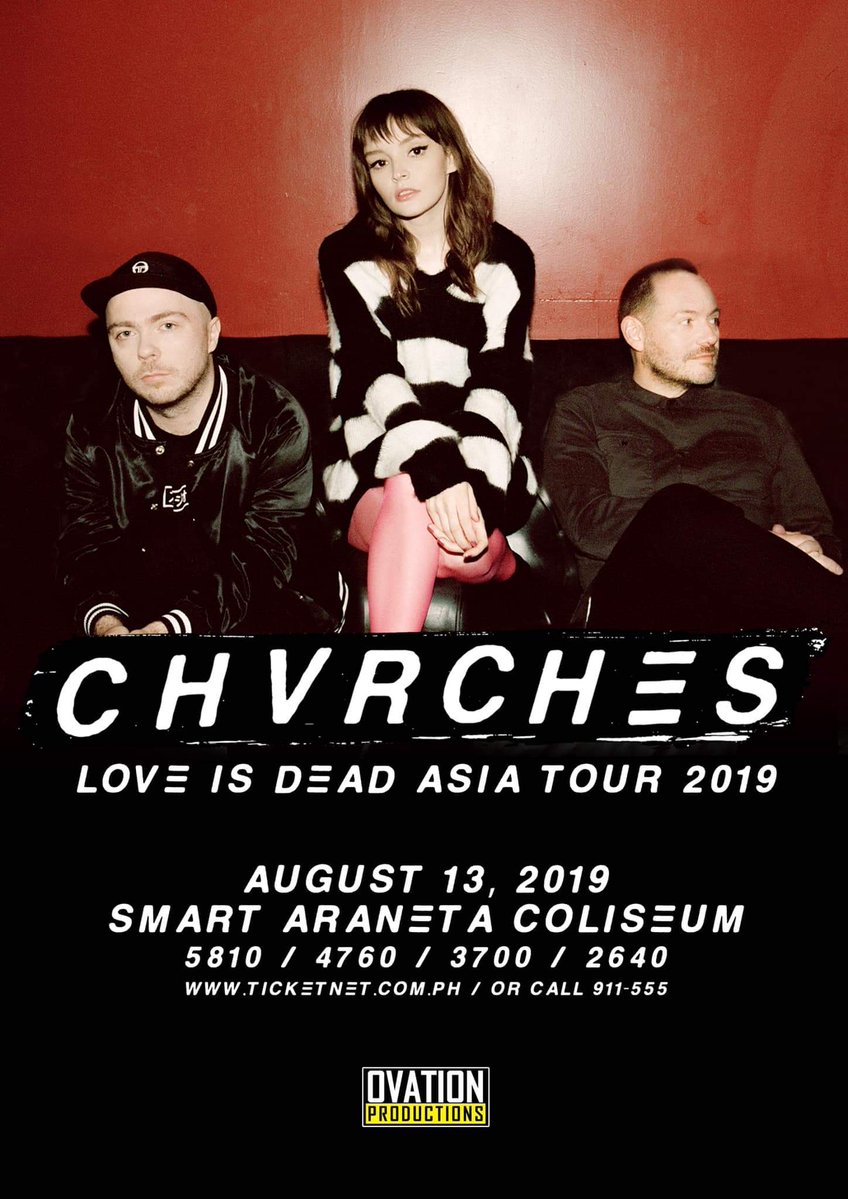 CHVRCHES Return to Manila, Philippines this August