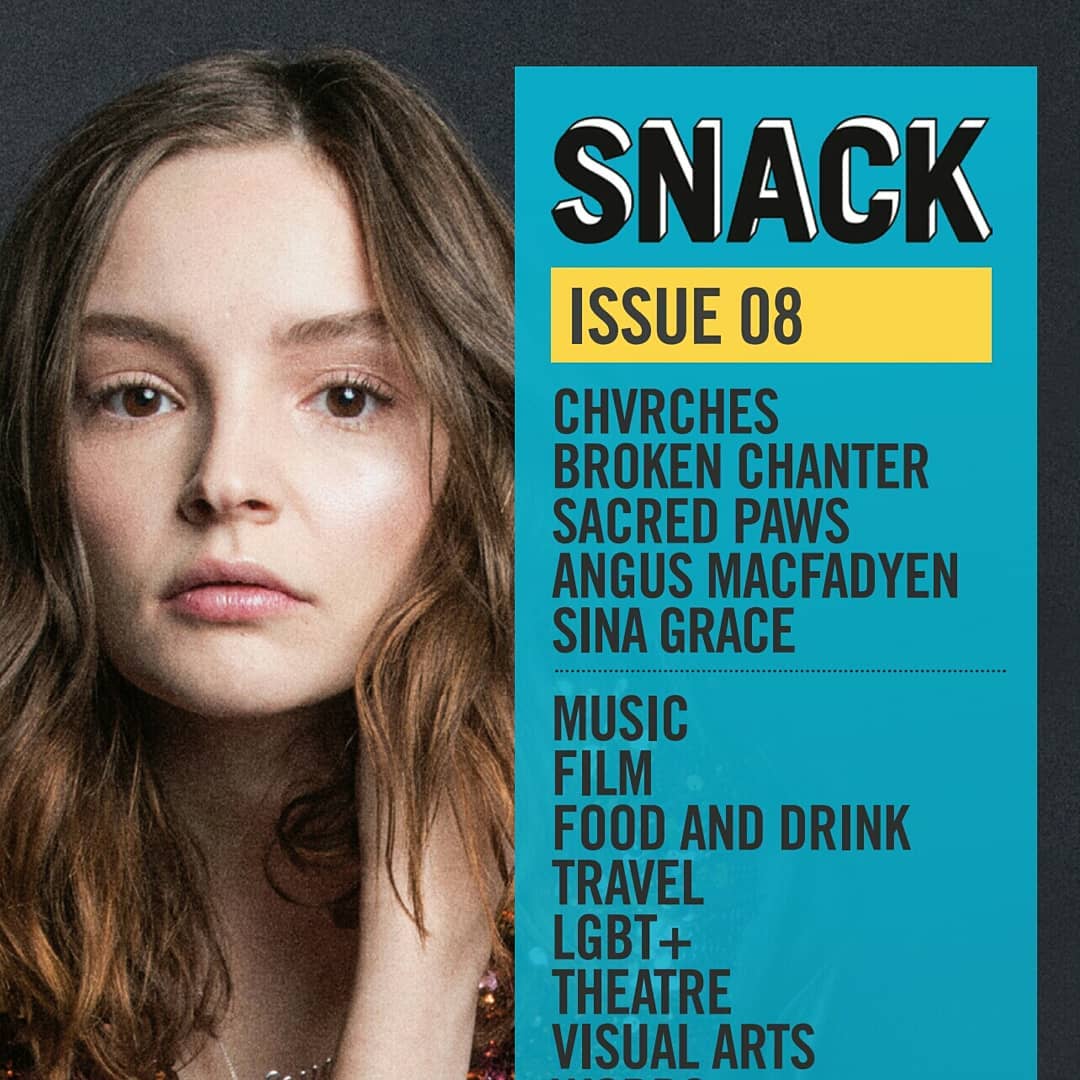CHVRCHES’ Lauren Mayberry is the Featured Cover Story for the Latest Issue of Snack Magazine