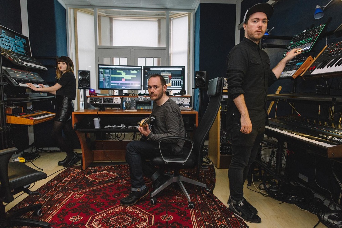 CHVRCHES Share Interactive Tour of their Studio