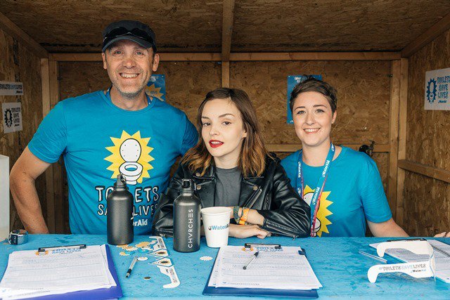 CHVRCHES Support WaterAid with Limited Edition Water Bottle