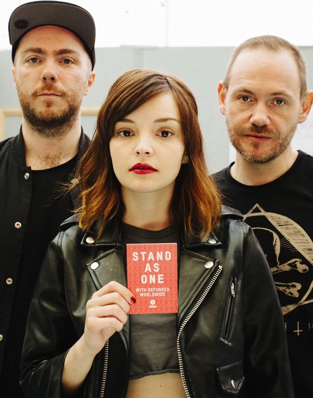 CHVRCHES Stand As One with Refugees Worldwide