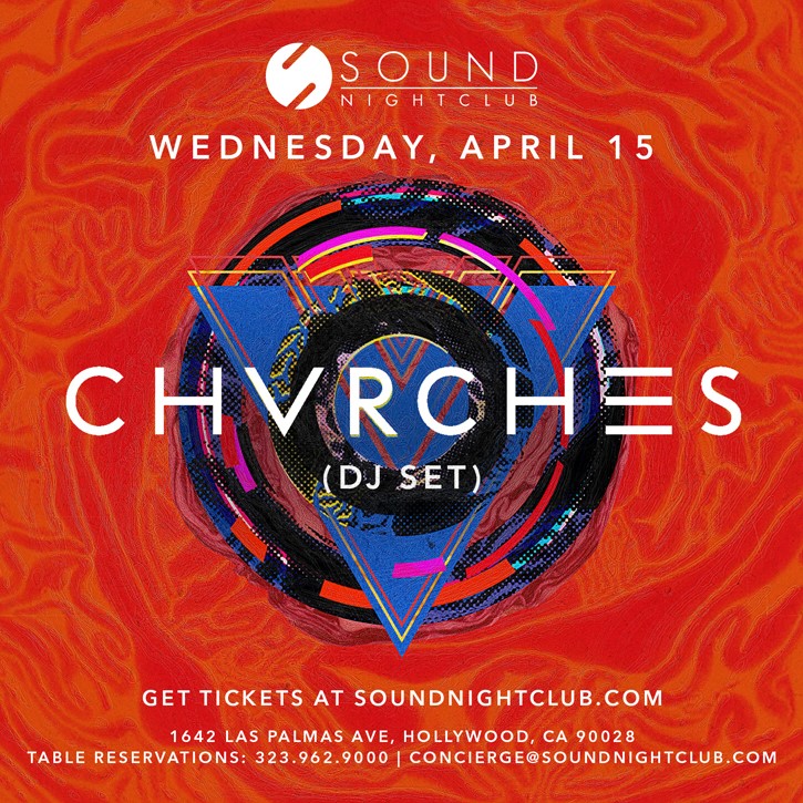 CHVRCHES Announce another DJ Set in April